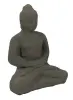 Product image 2 of the product “Seated Buddha Borobudur, 18cm high, cast lava stone, antique finish ”